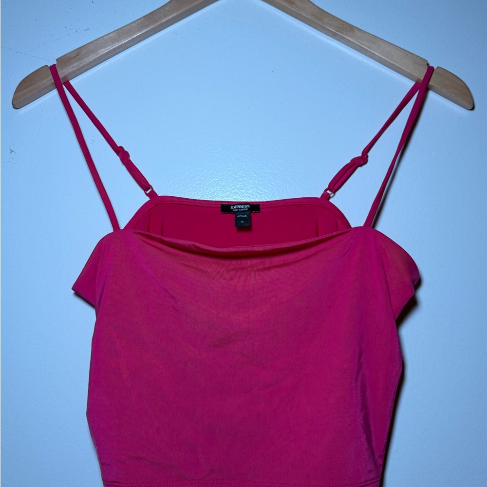 Express Pink Women's Body Contour Tank Top
